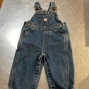 Toddler Carhartt Master Cloth Overalls SZ 18 Mts